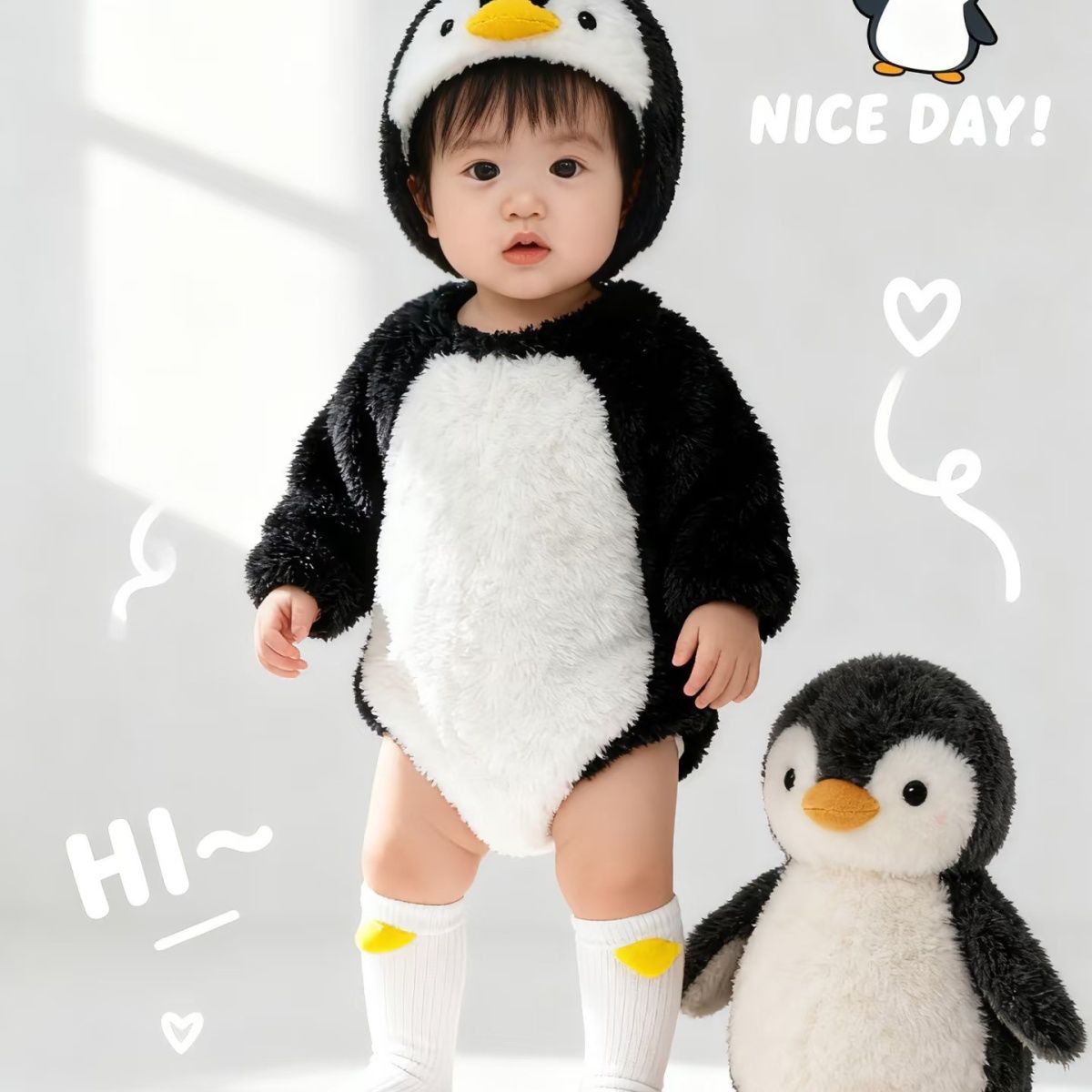 Penguin Romper Costume